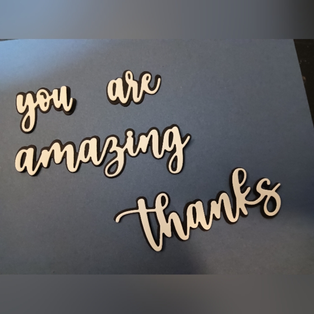 Stampin' Up NEW Amazing Thanks Cut & Emboss Dies